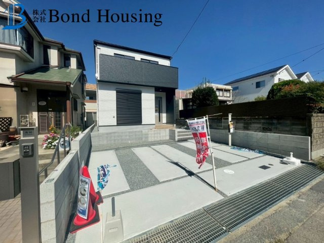 並列2台駐車可能　福吉台2丁目　新築限定１棟の前面道路含む現地写真