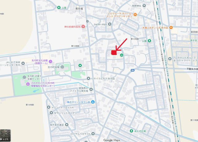 [新築]lavender　Eの地図