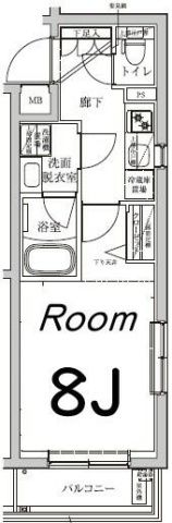 【間取り】 | ルフレグランデ多摩川