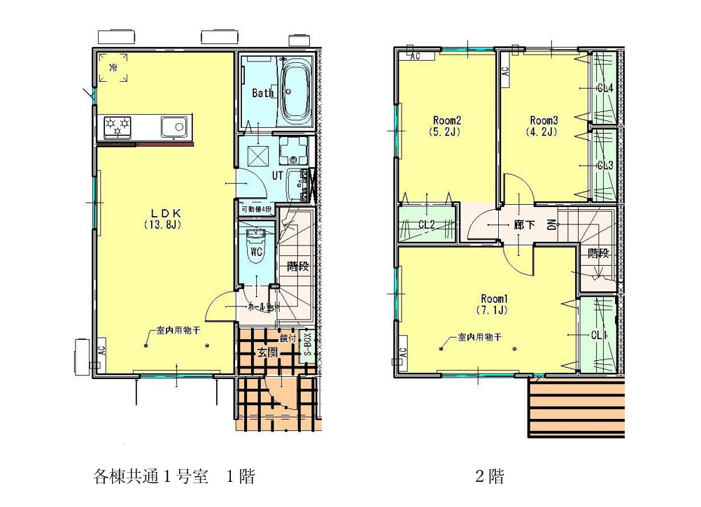 [新築]lavender  Dの間取り|3LDK　家族の成長とともに部屋を変えても
