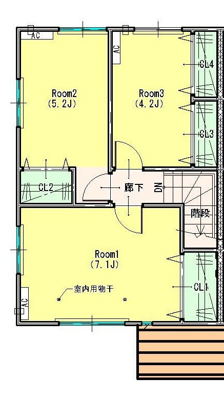 [新築]lavender  の間取り|２階間取り図