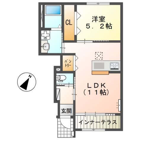 ルート１サイドの間取り