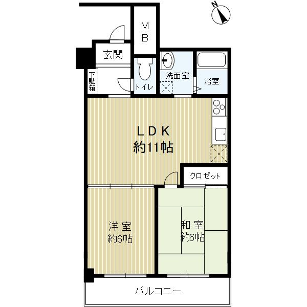 グランドシャトー西明石の間取り