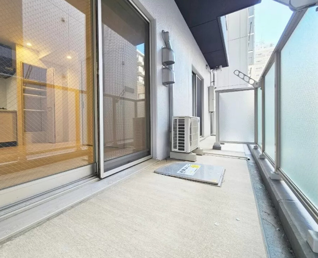 ラ・ピシーヌ南堀江のバルコニー