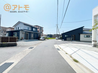 【前面道路含む現地写真】 | 富士市森島　戸建て　全1棟