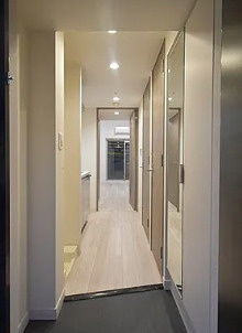 プレサンス堺筋本町センティスの玄関