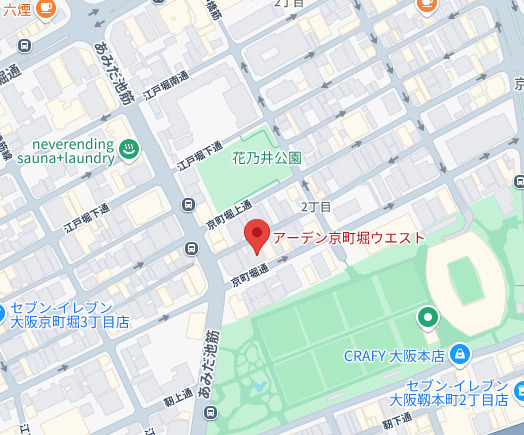 アーデン京町堀ウエストの地図