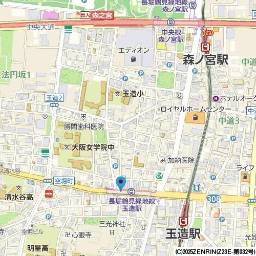 La Douceur玉造の地図