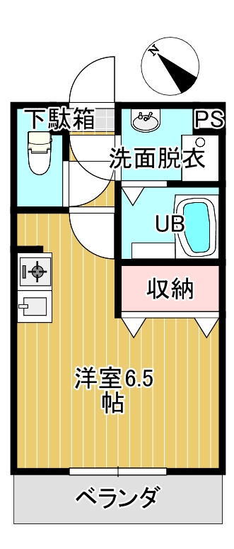 クローバーハイツの間取り