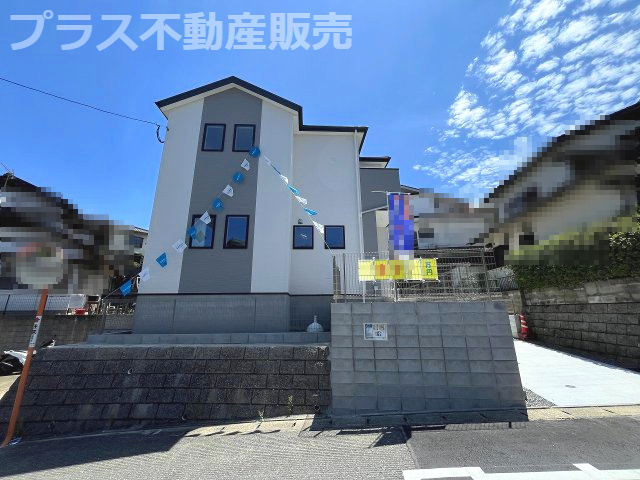 【外観】 | 福岡市東区下原2丁目7期　1号棟（全1棟）【仲介手数料無料・0円】 | 現地写真。同じ物件を見るなら、プラス不動産販売にお任せ下さい。