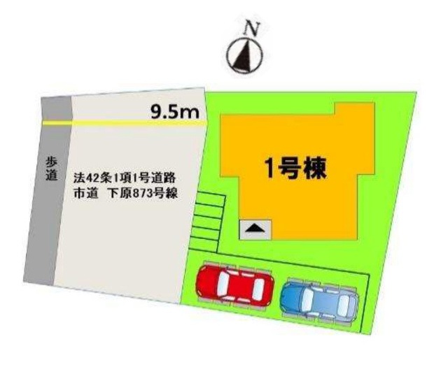 【区画図】 | 福岡市東区下原2丁目7期　1号棟（全1棟）【仲介手数料無料・0円】 | 区画図です。