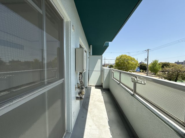ヌーベルメゾン清水のバルコニー
