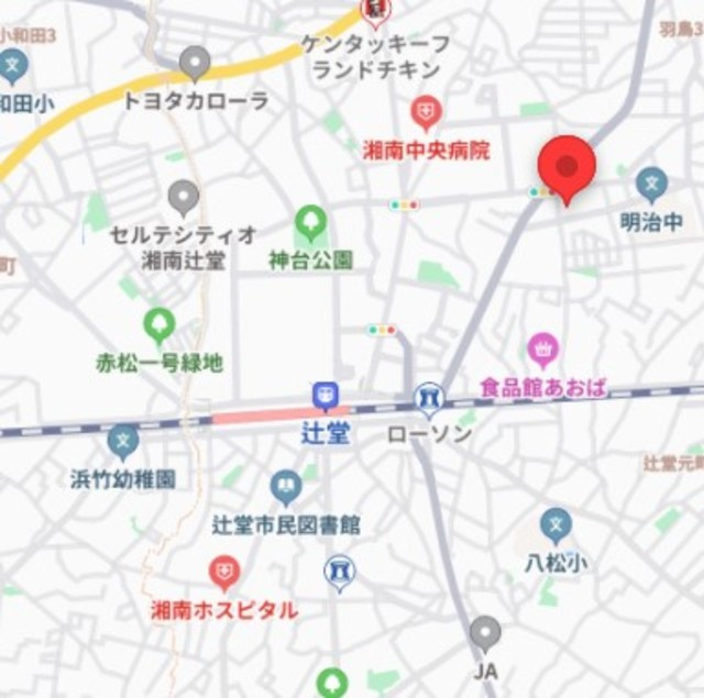 パインクレストの地図