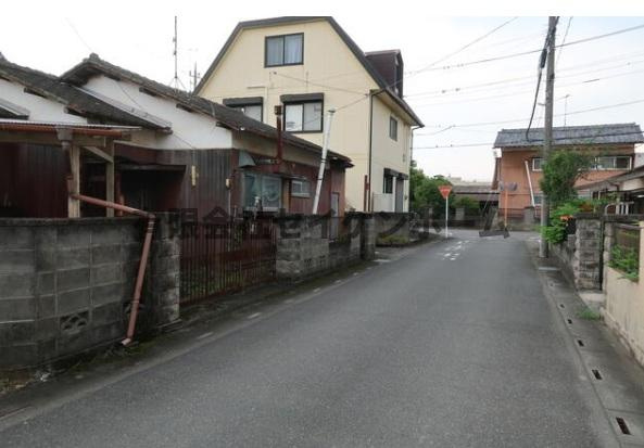 熊谷市小曽根　売地の前面道路含む現地写真