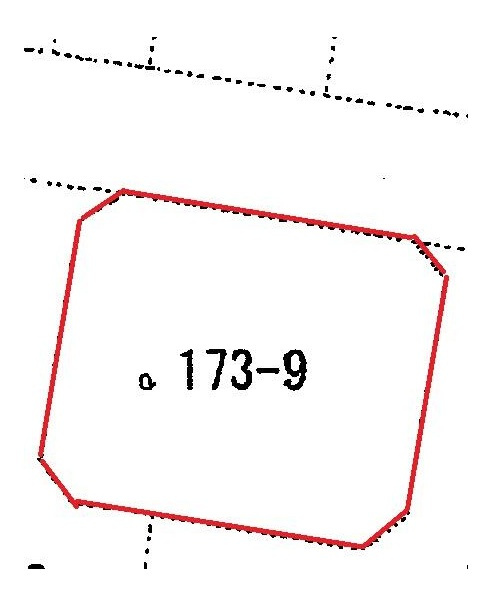 熊谷市小曽根　売地の土地図