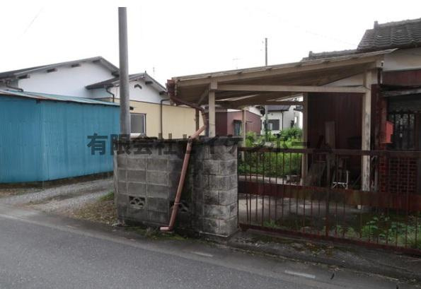 熊谷市小曽根　売地の前面道路含む現地写真