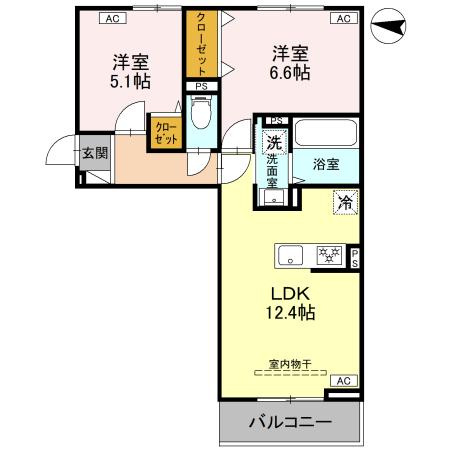 ルノンⅡの間取り