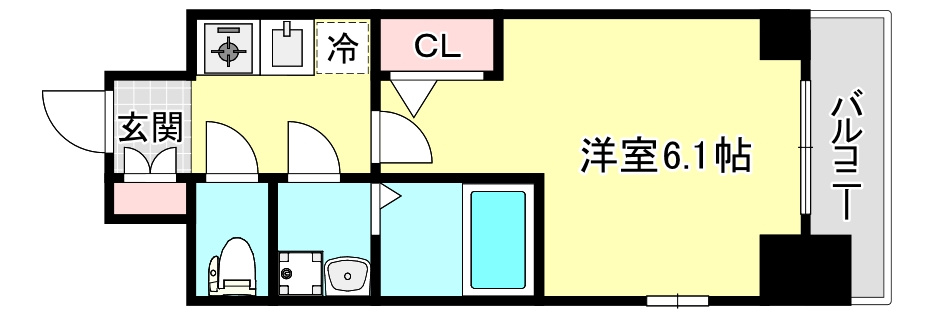 エスリード大阪リエートの間取り