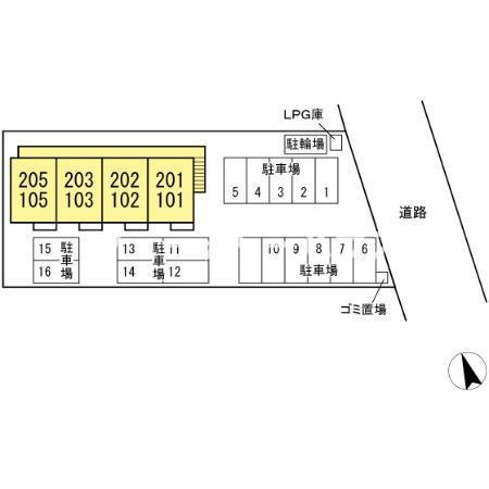 リヴェールＡＯＫＩの区画図