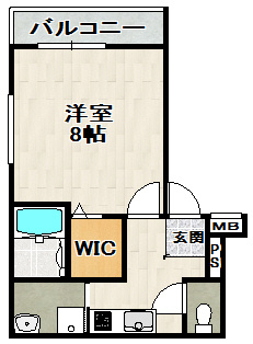 フジパレス宝塚小林Ⅰ番館Ⅱ番館の間取り