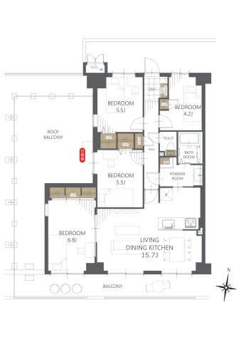 【間取り】エクセルふじみ野 