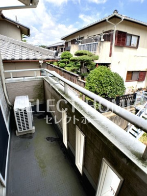 【バルコニー】 | ベルサーチ真伝 | 開放的で明るい空間を演出してくれるバルコニーです