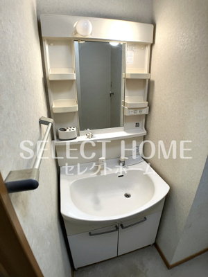 【独立洗面台】 | ベルサーチ真伝 | 独立洗面化粧台が付いています