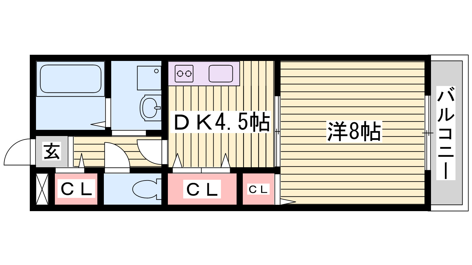 ハイツひまわりの間取り