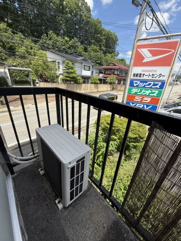 戸建　高山市新宮町　580万のバルコニー