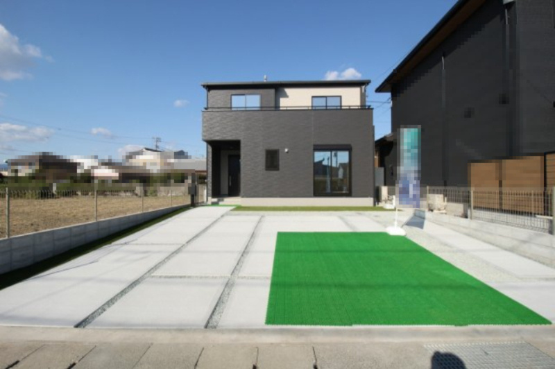 香南市野市町西野　新築戸建　1棟　【内覧可能】の外観|駐車場　3台