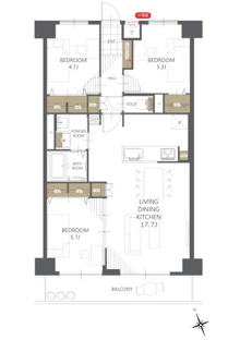 【間取り】最上ハイツ太田 