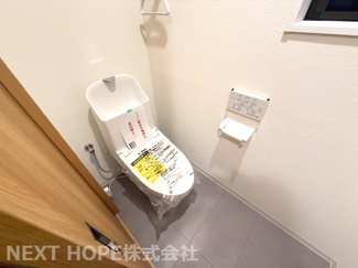 【トイレ】 | 尼崎市食満５丁目中古戸建 | 新品のトイレです♪水廻り全てが新品で気もち良くご入居していただけます！！