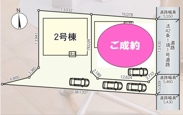 【新築戸建】美里町小茂田第２　の区画図|■区画図