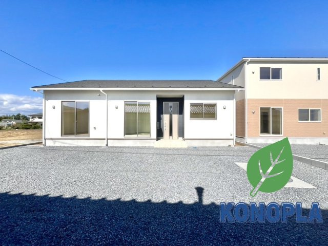 【新築戸建】美里町小茂田第２　の外観|■外観（2号棟）｜土日のご見学はもちろん、平日・夜間のご案内も大歓迎です♪「今から見たい」や「仕事終わりに見たい」にもご対応できますのでお気軽にお問い合わせください♪