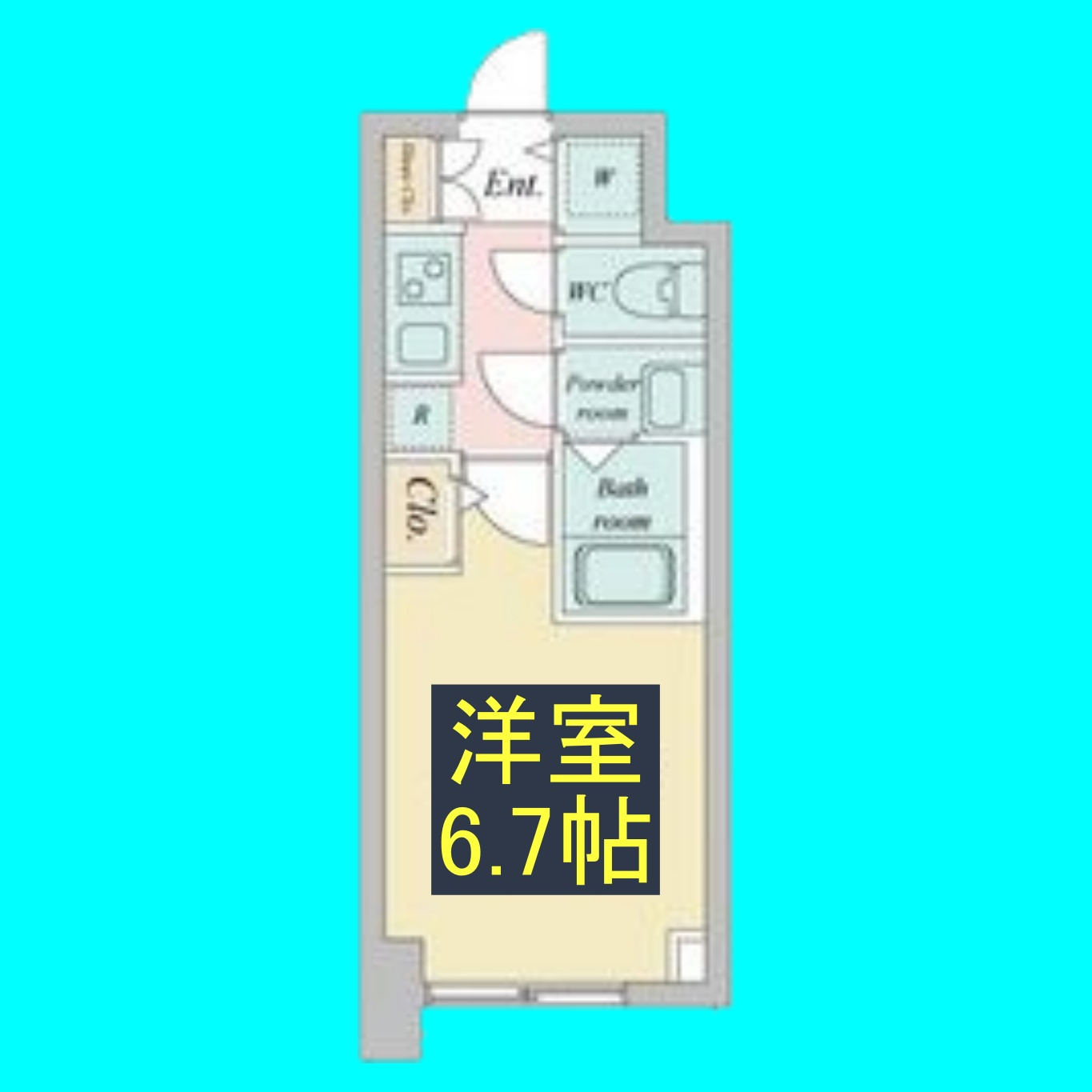 オーキッドレジデンス鶴舞(旧S-RESIDENCE鶴舞)の間取り