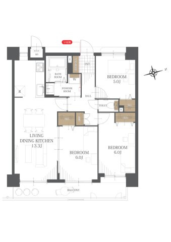 【間取り】フローレンス海田月見町 