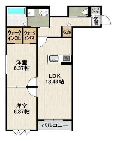アイメゾン　ドゥ　シトラスの間取り