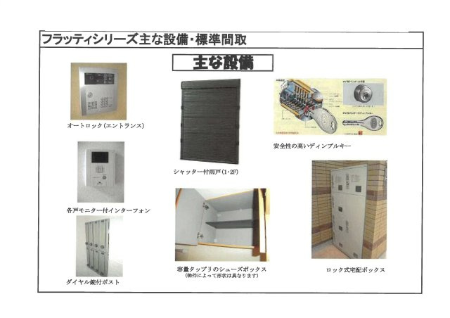 仮）フラッティ梅津高畝町（全18室）の参考プラン