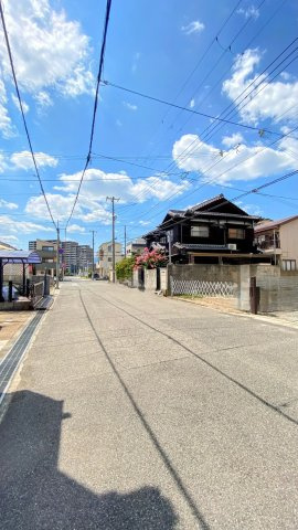 石在町の前面道路含む現地写真