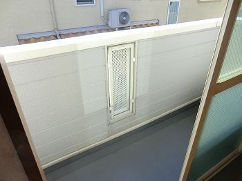 リバーサイドヴィレッジのバルコニー