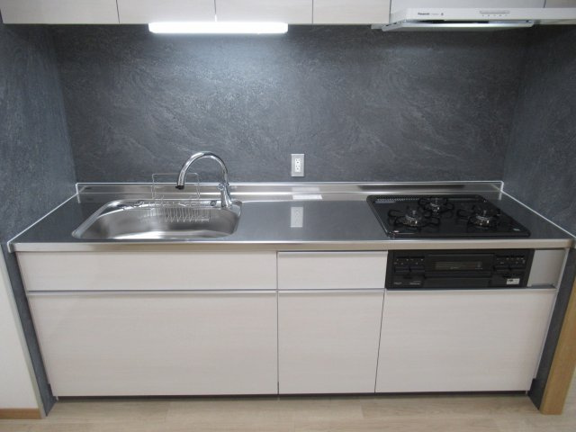 HAT神戸・脇の浜１ＬＤＫ（高層棟）のキッチン|お料理しやすいキッチンです