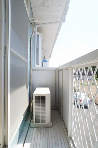 カーサ八幡林のバルコニー