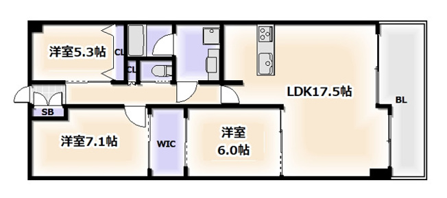 【間取り】 | フロンティアタワー難波ＥＡＳＴ