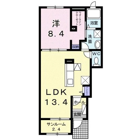 イースト　ワン　ハルズの間取り