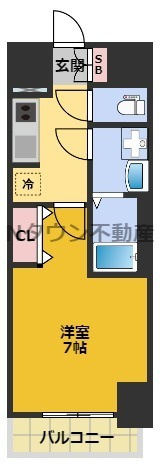 【間取り】 | S-RESIDENCE鶴舞駅前 | 間取りです