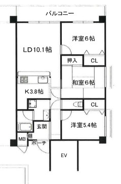 【間取り】 | ビルレ宿院
