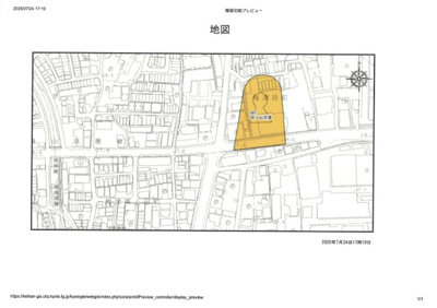 【区画図】 | 梅津高畝町重量鉄骨造(全21室）