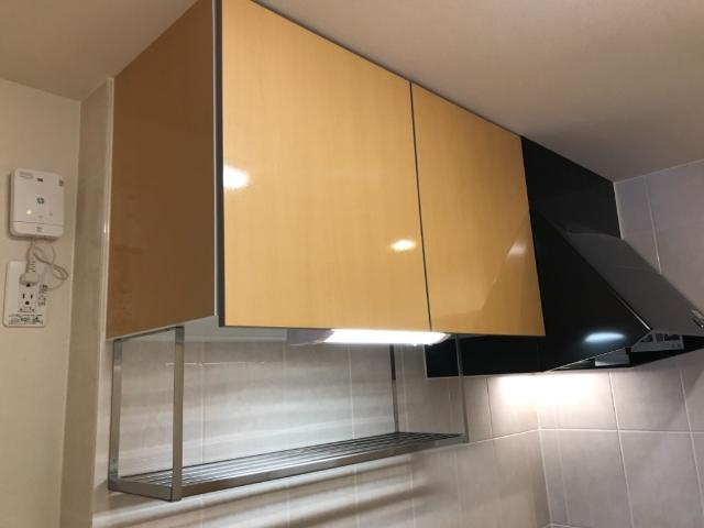 エイチ・ツーオー新深江のキッチン|吊り戸棚