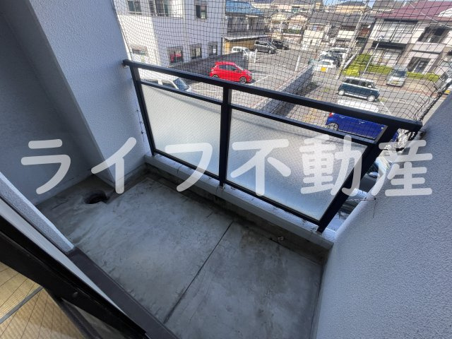 ベルメゾン伍の坪のバルコニー|広々としたバルコニーです