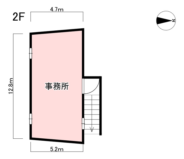 【間取り】 | 事業用）小保事務所